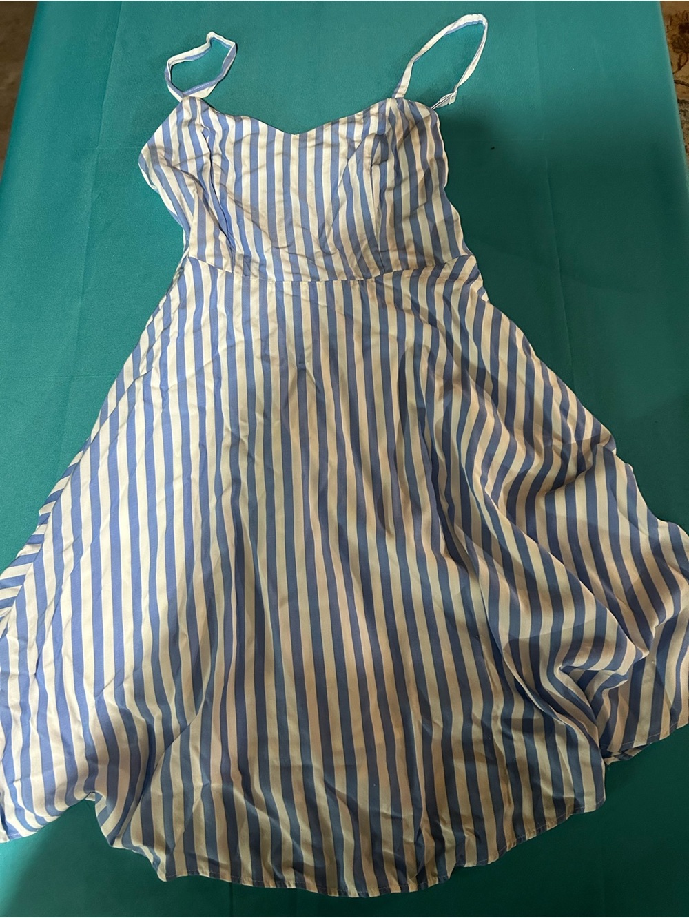 Old Navy Blue and White Striped Sundress